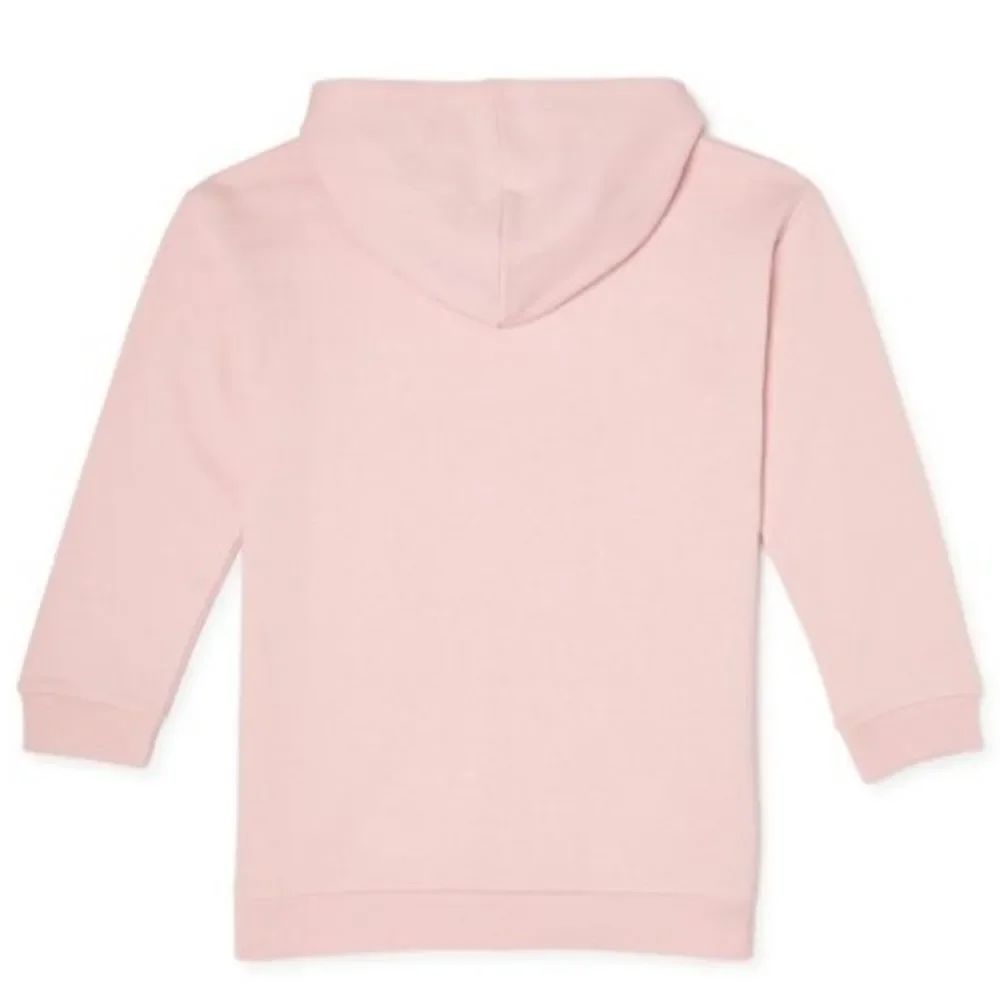 Wonder Nation Girl's Long Sleeve Pink Weekend Pullover Hoodie